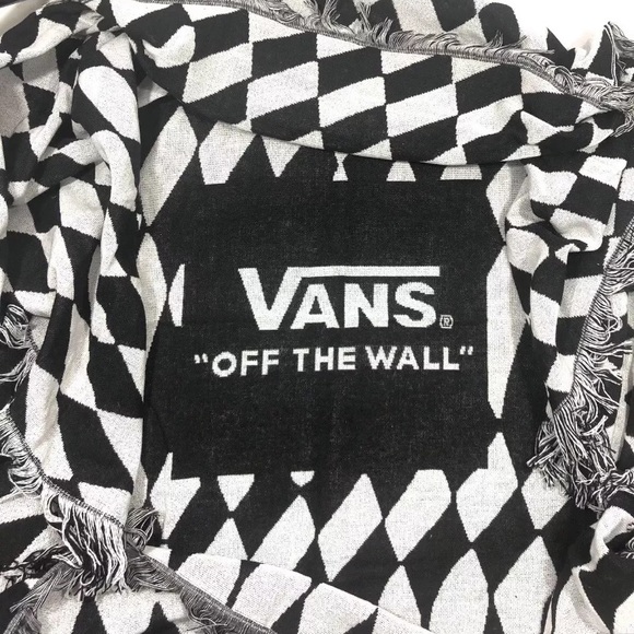 vans checkered blanket